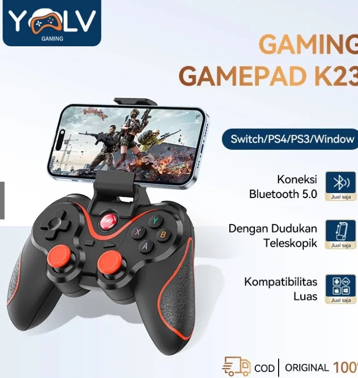 YLV Controller Joystick X3 Gamepad Bluetooth X3 for IOS Windows Android